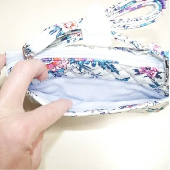 Vera Bradley RFID Wallet Crossbody in Magnifique Floral Travel Purse NWT - Picture 6 of 9
